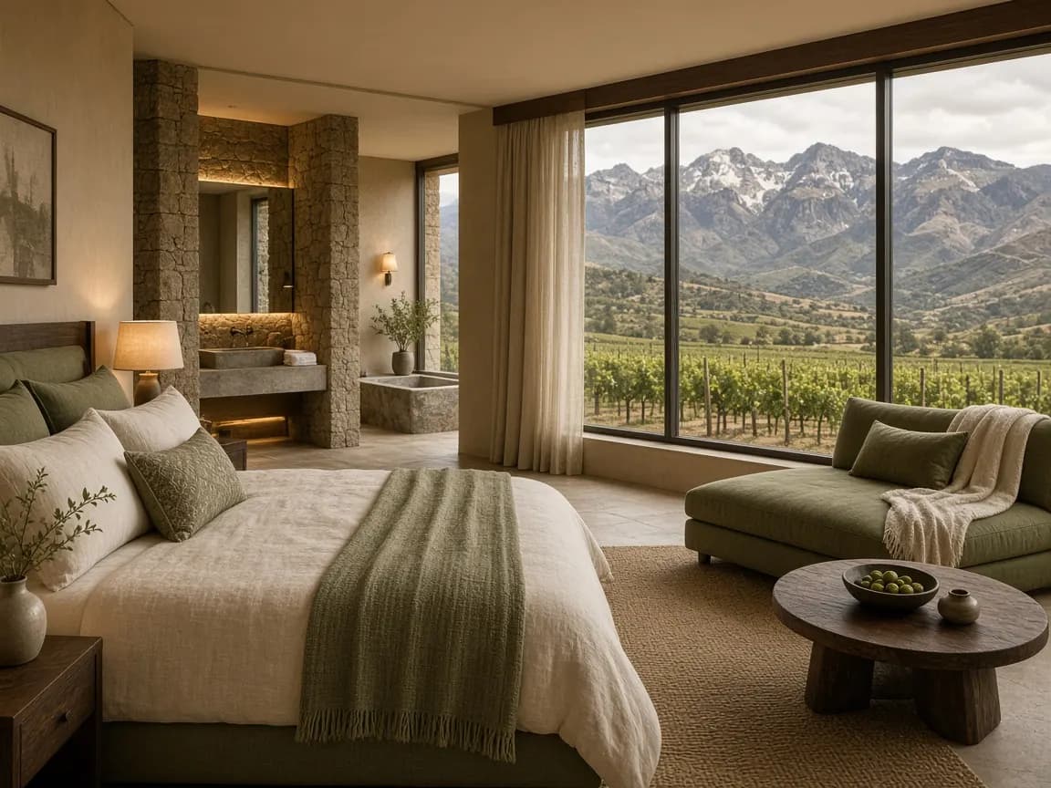 Suite Mirador con terraza hacia la Cordillera