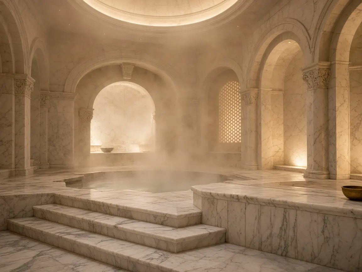Hammam de mármol del spa compacto